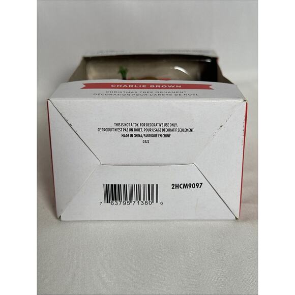 Hallmark Peanuts Charlie Brown With Tree Christmas Ornament 3" - Picture 5 of 6